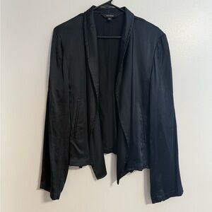 Express Black Women's FLOWY silk Jacket